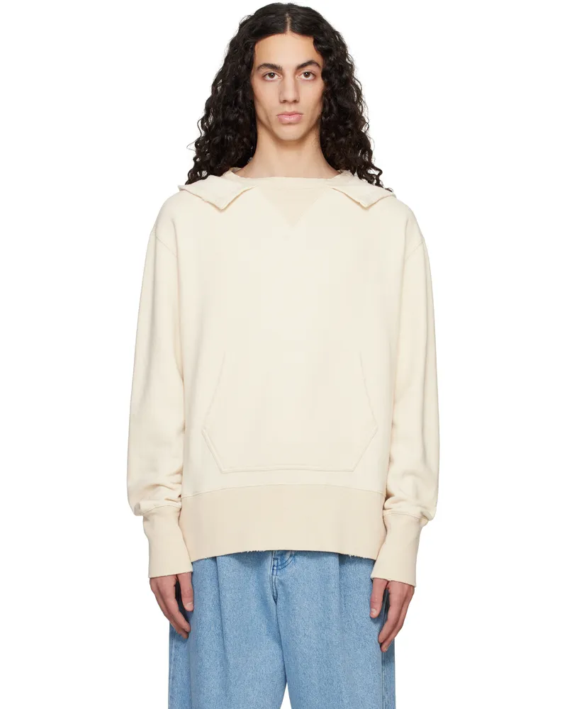 Maison Margiela Off-White Stamp Logo Hoodie 102