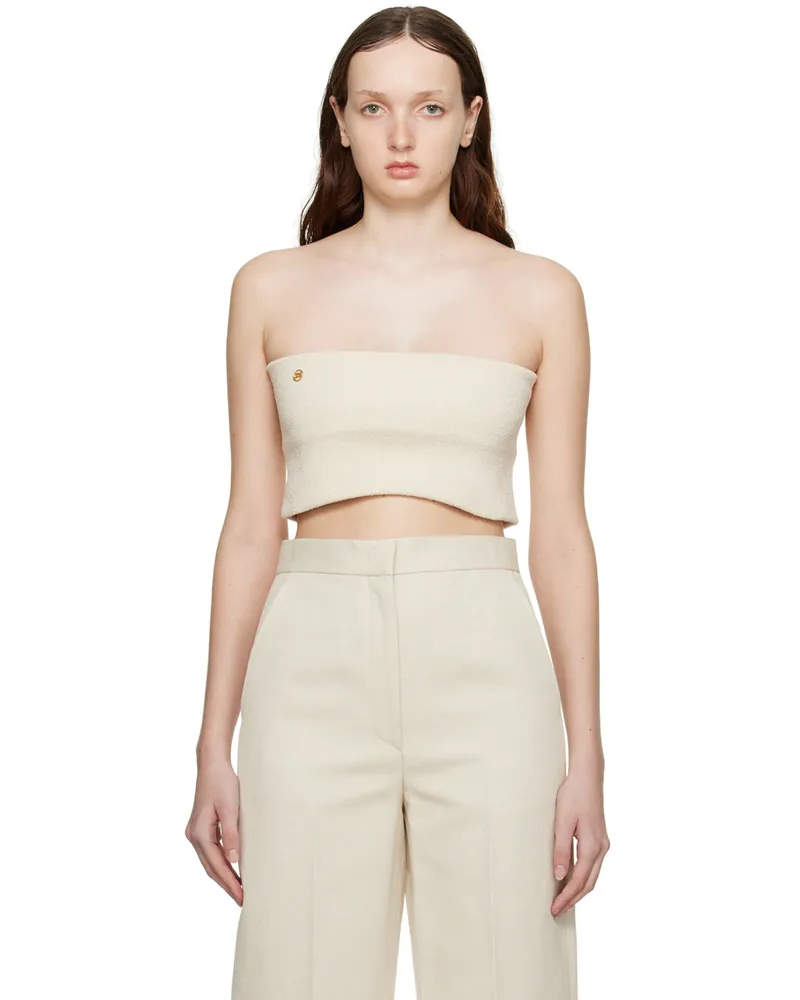 RECTO Beige Signature Tube Top Light