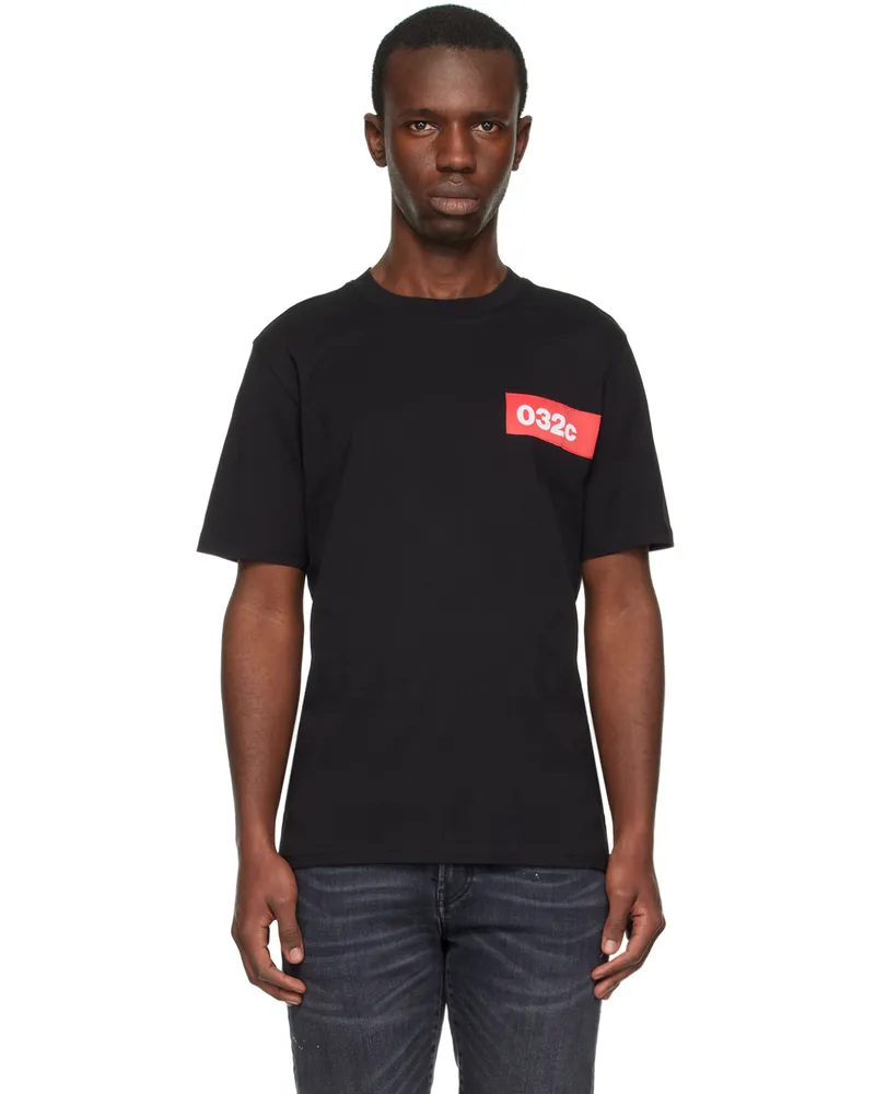 032c Black Taped T-Shirt Black