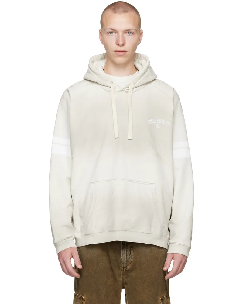 Guess Off-White Relaxed Hoodie Alabaster