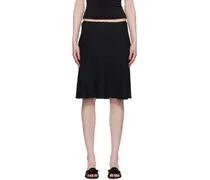 Black Paloma Midi Skirt