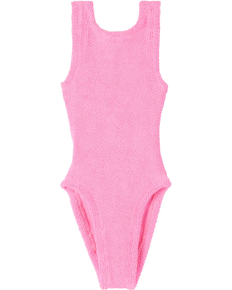 Hunza G Baby Pink Classic Swimsuit Bubblegum