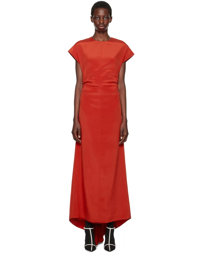 TOVE Orange Nevaeh Maxi Dress Dark