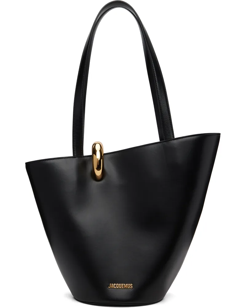 Jacquemus Black La Croisière 'The medium Bambola' Tote 990