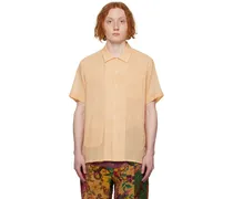 Orange Camp Shirt