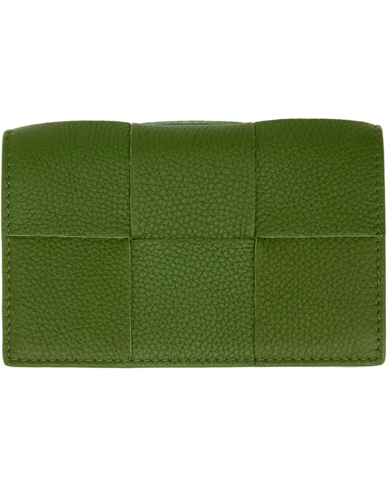 Bottega Veneta Green Business Card Case 3141