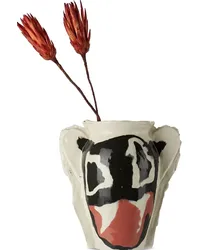 DUM KERAMIK Off-White Cat Head Vase N