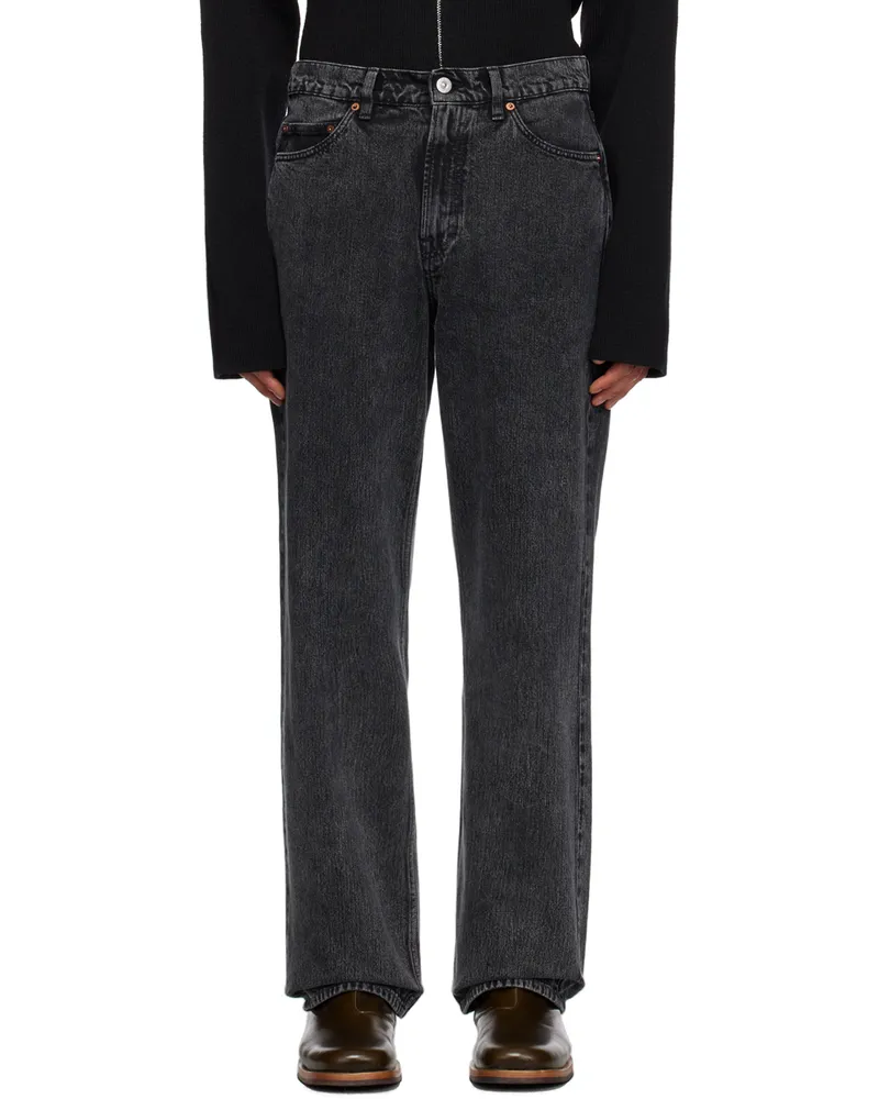 Our Legacy Gray Formal Cut Jeans Overdyed