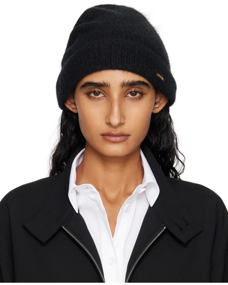 Tom Ford Black Cashmere Beanie Lb999