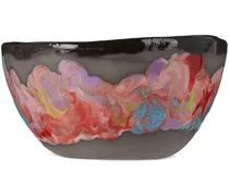 SSENSE Exclusive Black Melted Marble Cereal Bowl