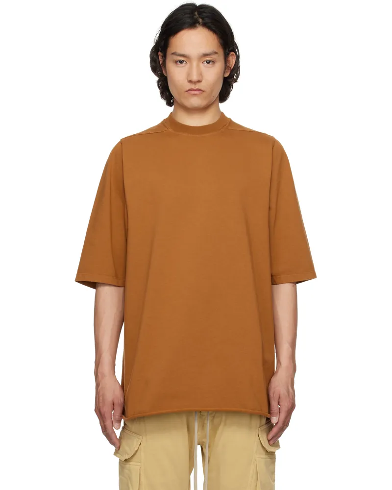 DRKSHDW by Rick Owens Orange Hollywood Jumbo SS T-shirt 153