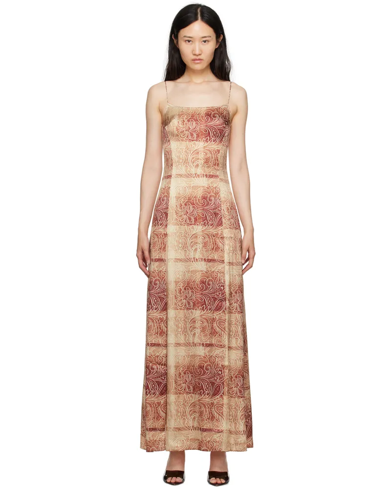Kim Shui SSENSE Exclusive Brown Maxi Dress Brown