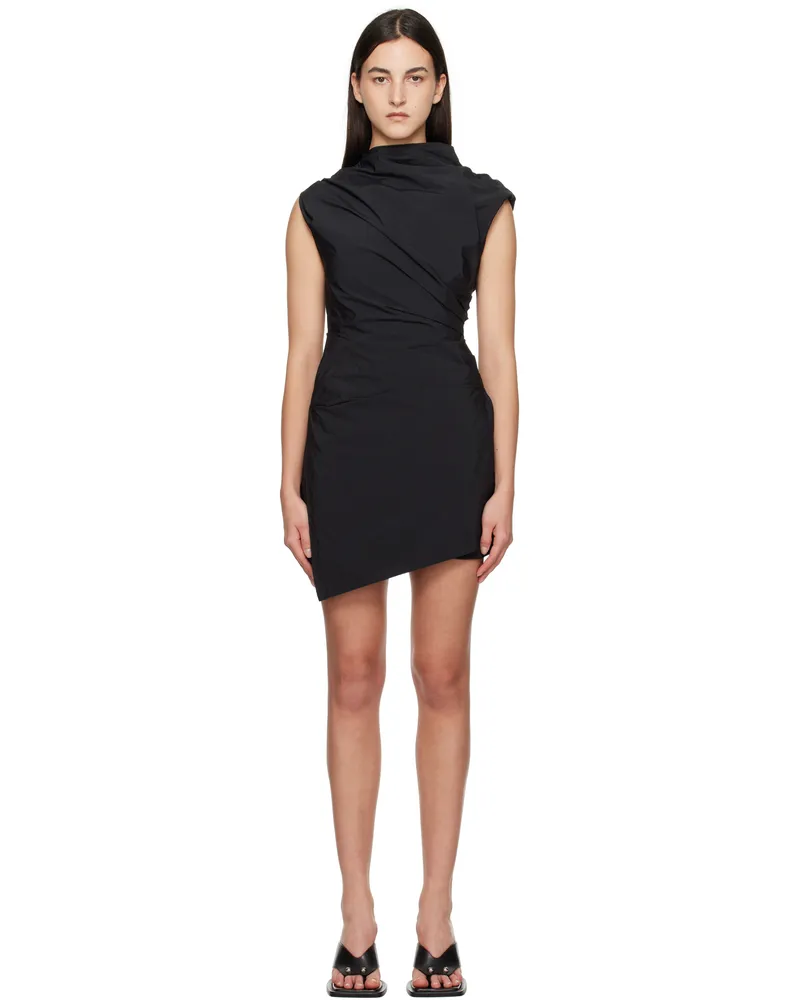 Paris Georgia Black Serge Minidress Black