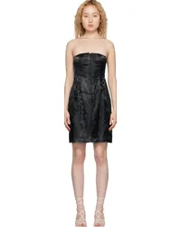 Kim Shui Black Corset Mini Dress Black