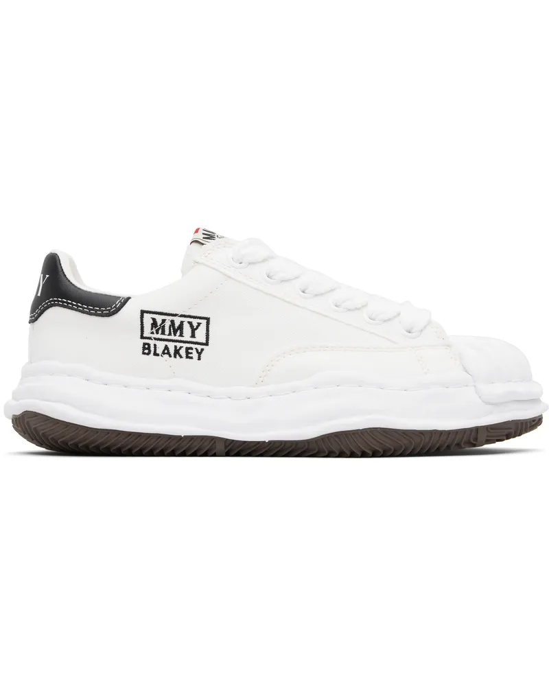 MIHARAYASUHIRO White 'Blakey' OG Sole Canvas Sneakers White