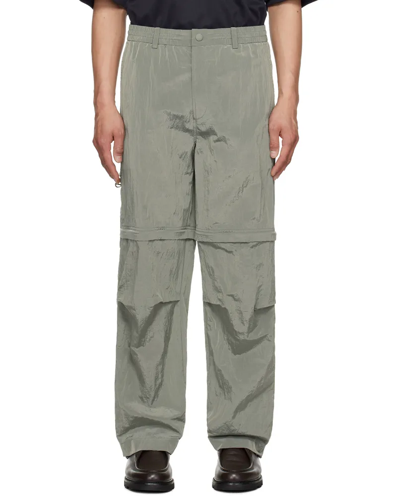 SOLID HOMME Khaki Extension Light Trousers 314k