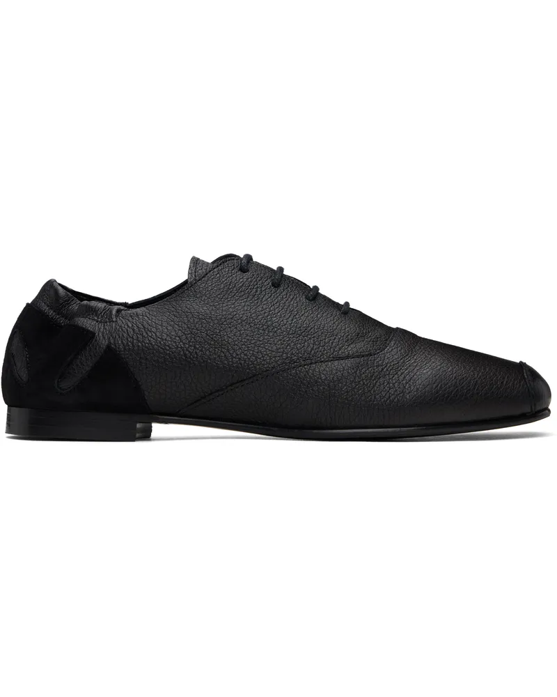 STEFAN COOKE Black Slashed Dancer Oxfords Black