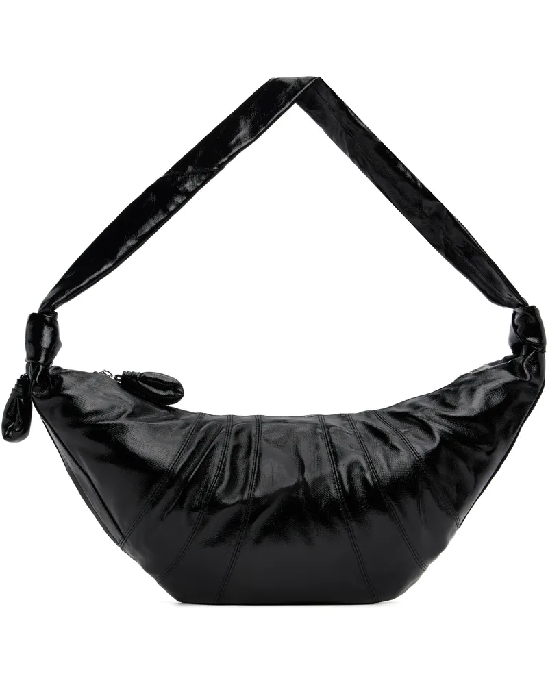 Christophe Lemaire Black Large Croissant Bag Bk999