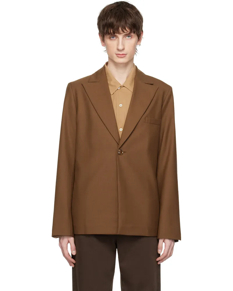 Séfr Brown Power Blazer Mid