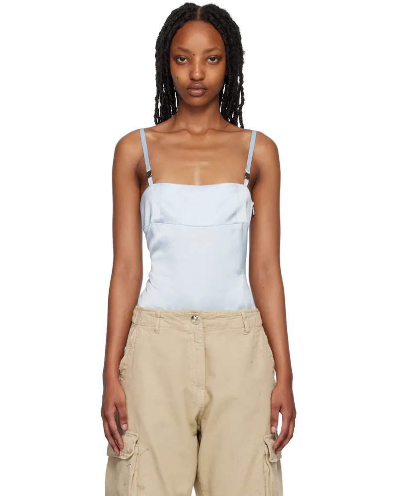 COPERNI Blue Paneled Bodysuit Ice