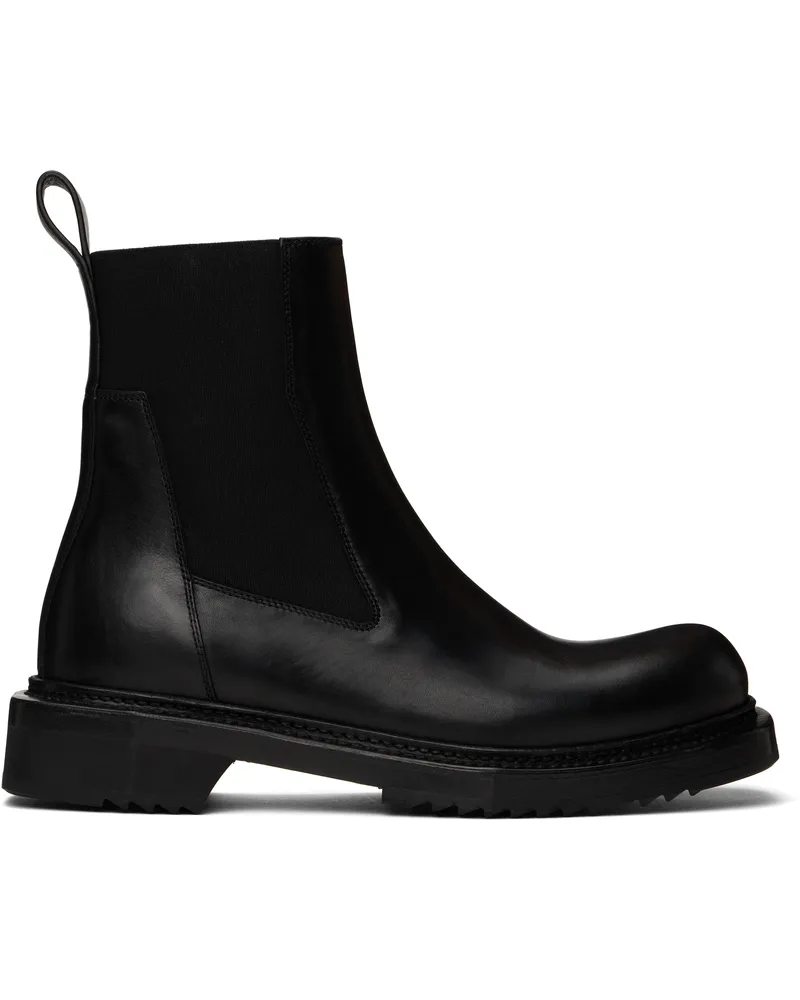 Rick Owens Black Hollywood Beatle Cyclops Boots 09