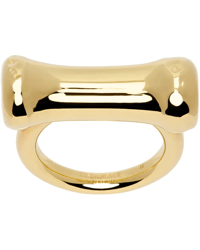Jil Sander Gold Band Ring 70015