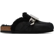 Black Gourmet Chain Loafers
