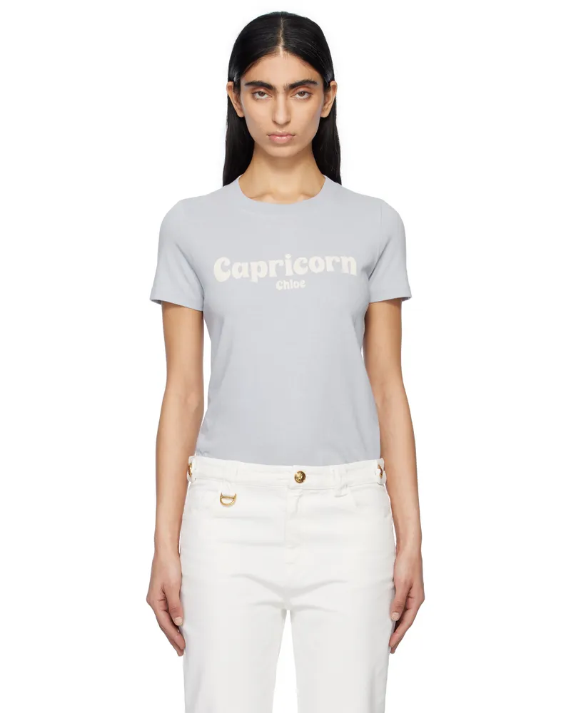 Chloé Blue Baby Fit 'Capricorn' T-shirt 473