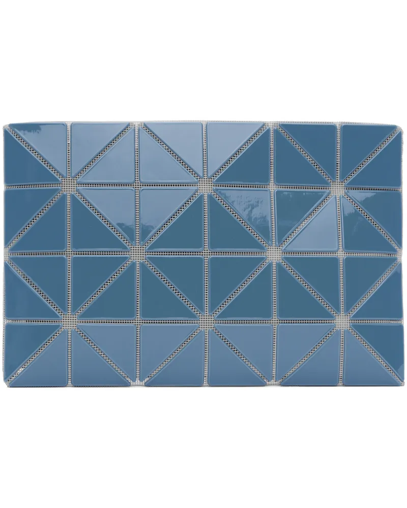 Issey Miyake Blue Lucent Gloss Clutch Blue