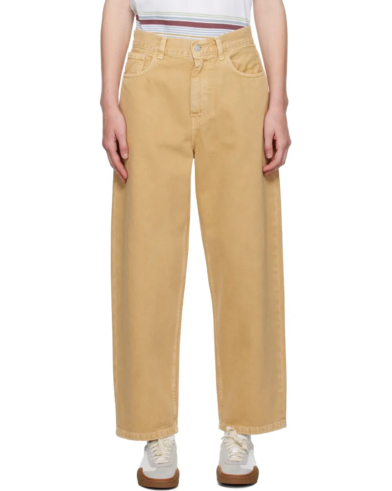Carhartt WIP Yellow Brandon Jeans Bourbon