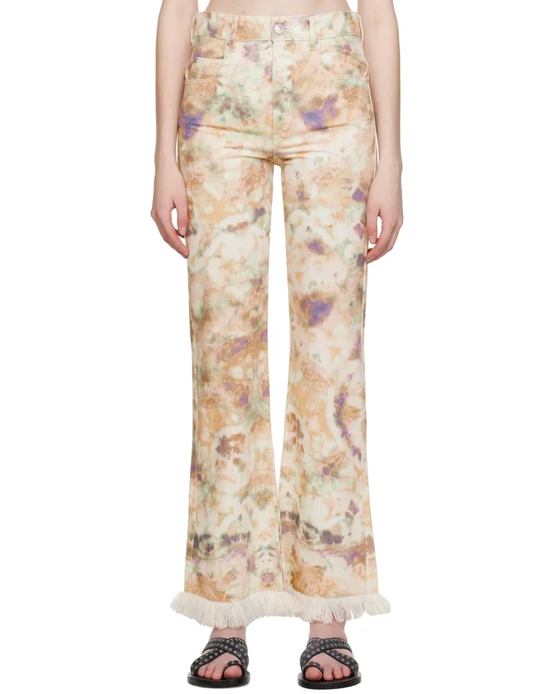 Étoile Isabel Marant Beige Belvira Jeans Algr