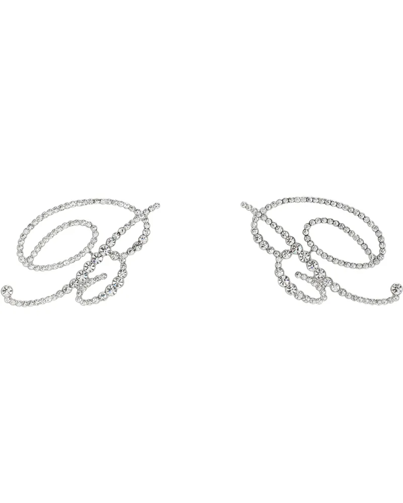 Blumarine Silver 'B' Earrings N0999