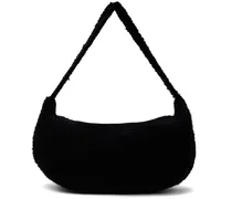 Black Wool & Mohair Bag