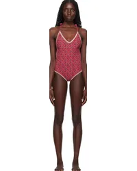 Étoile Isabel Marant Red Swan Swimsuit Crbr