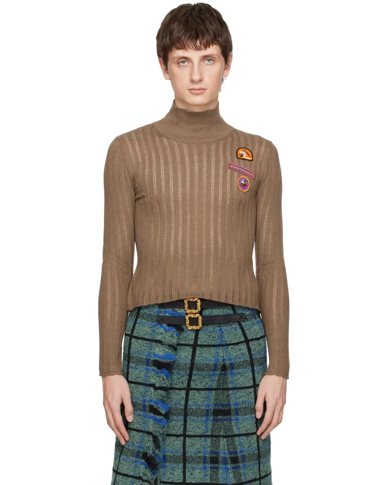CORMIO Brown Anna Turtleneck Brown