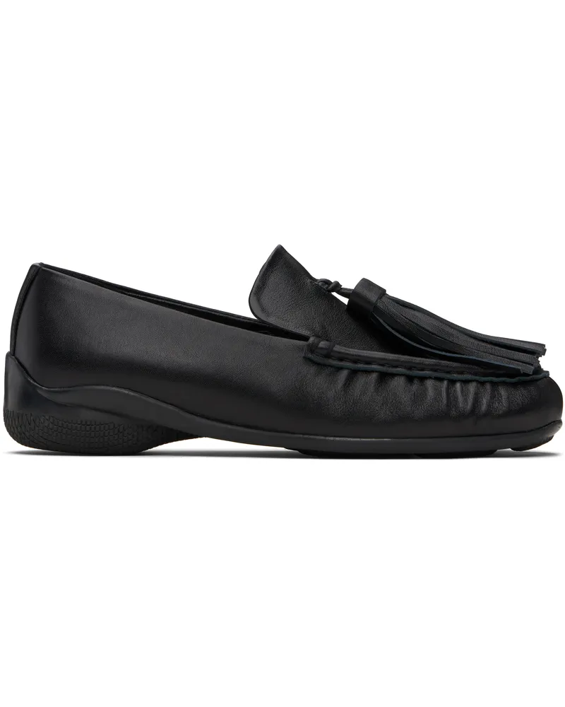 OPEN YY Black Tassel Loafers Black