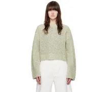 Green Tine Field Sweater