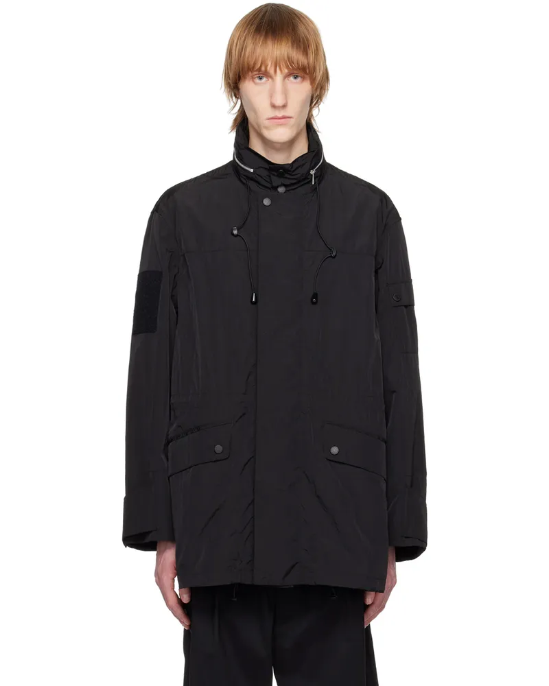 Th products Black Hooded Jacket Black