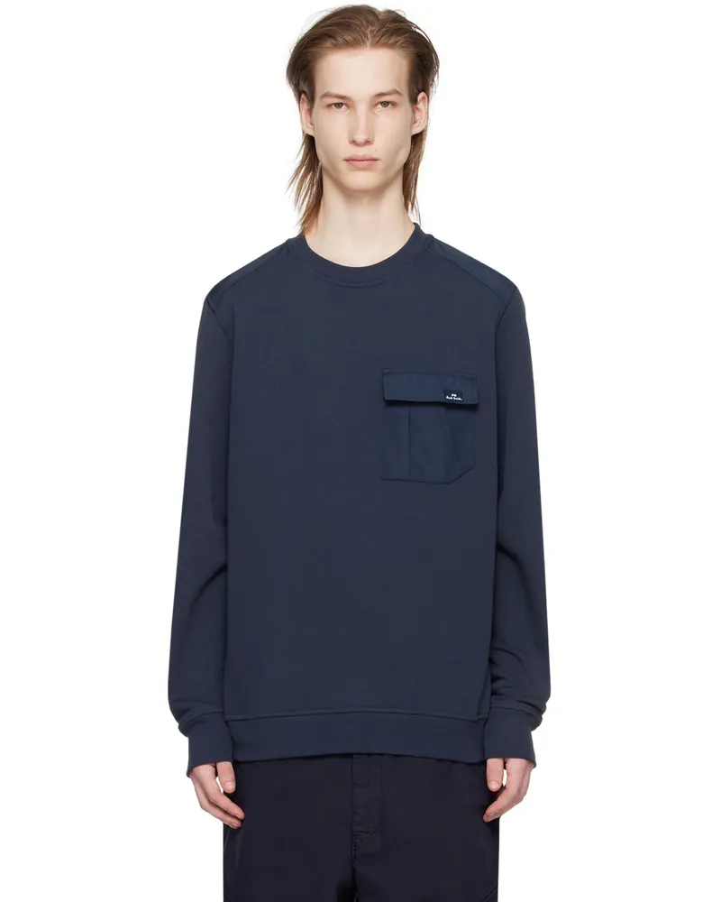 Paul Smith Navy Patch Pocket Sweatshirt 49