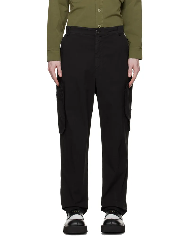 Henrik Vibskov Black Zip Cargo Pants 998