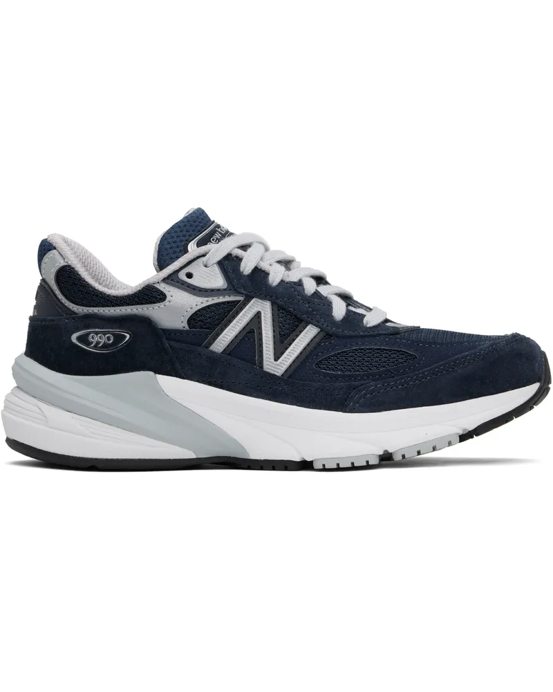 New Balance Navy 'Made in USA' 990v6 Sneakers Navy