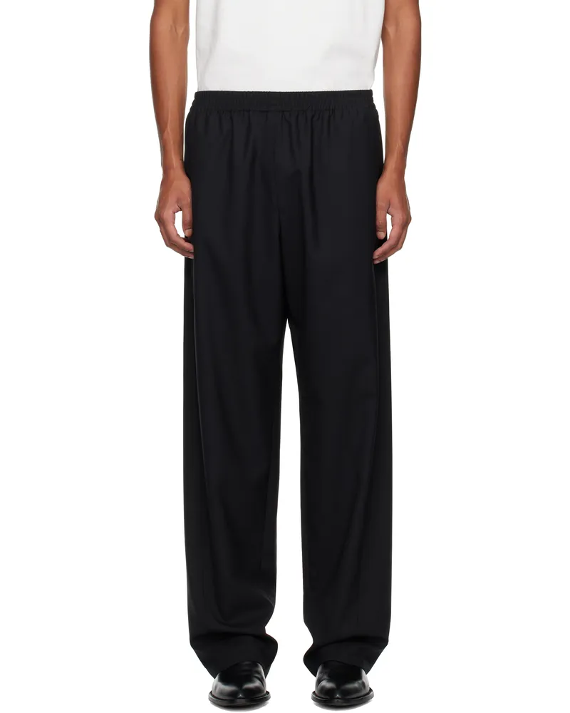 The Row Black Konan Trousers Blk