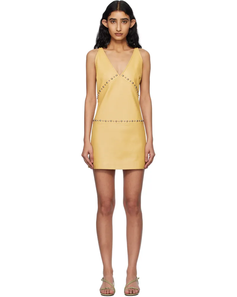 GIMAGUAS Yellow City Minidress Butter