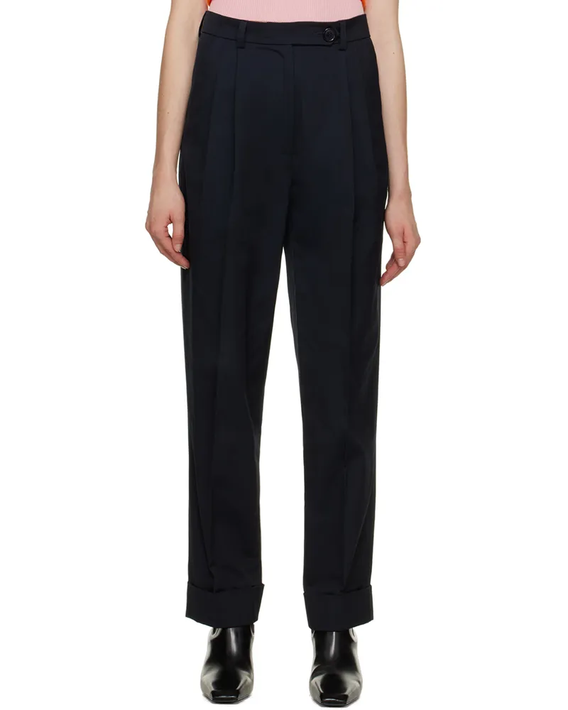 Molly Goddard Navy Dolly Trousers Navy