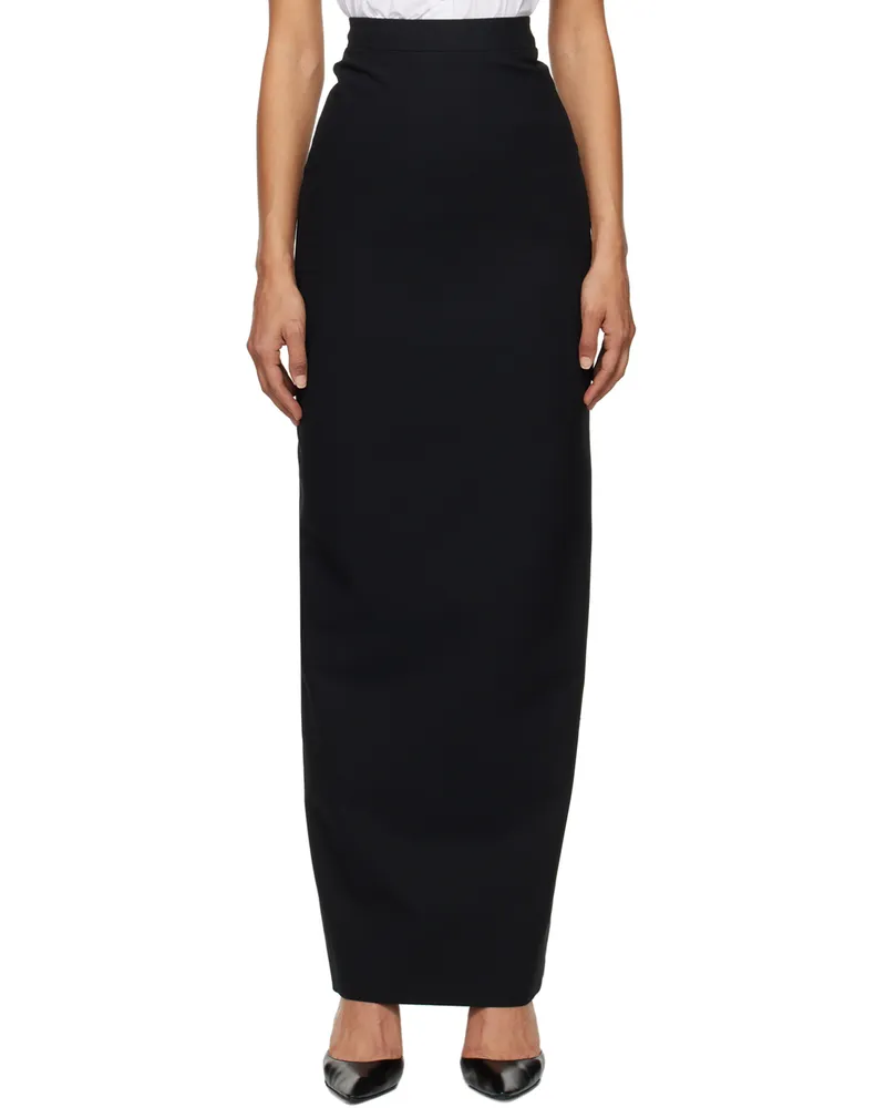 Ann Demeulemeester Black Nathalie X-Long Pencil Maxi Skirt 099