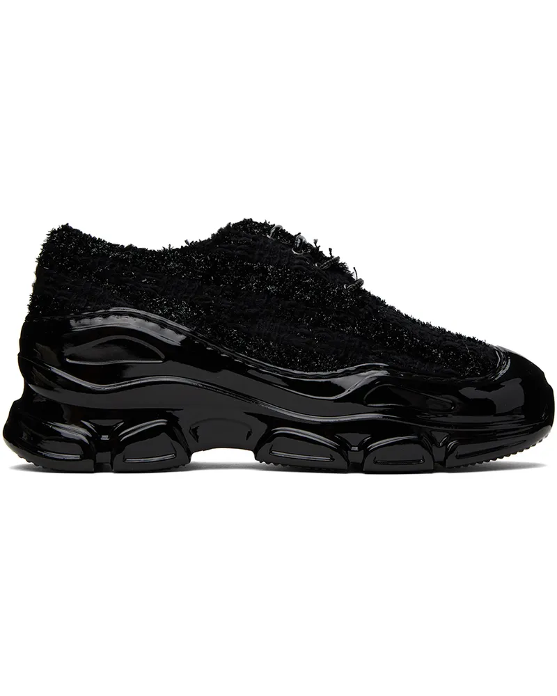 Simone Rocha Black Lace-Up Oxfords Black