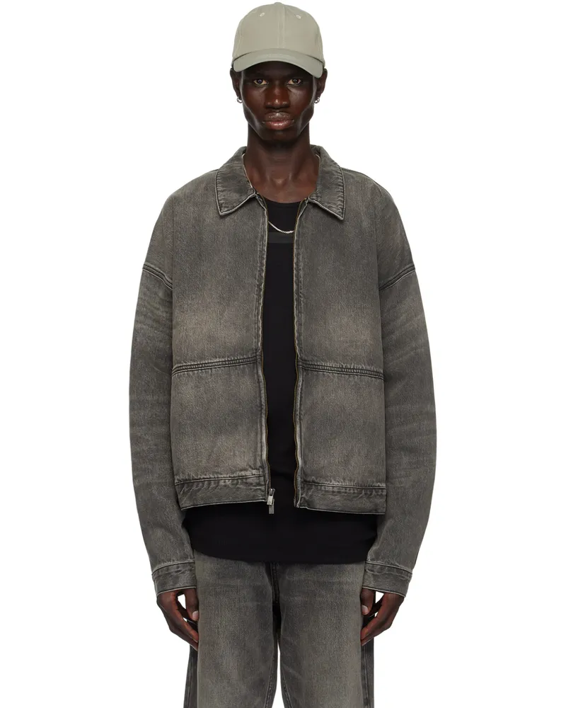 Fear of God Gray Denim Trucker Jacket Vintage