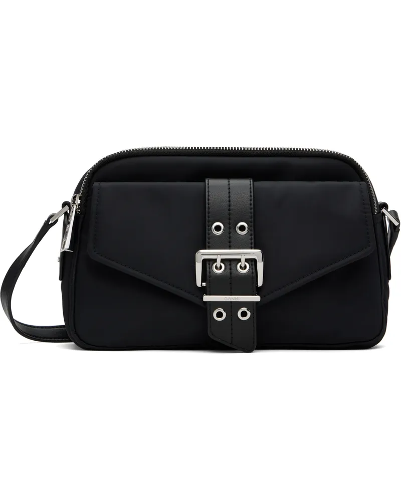 Ganni Black Bucky Camera Bag Black