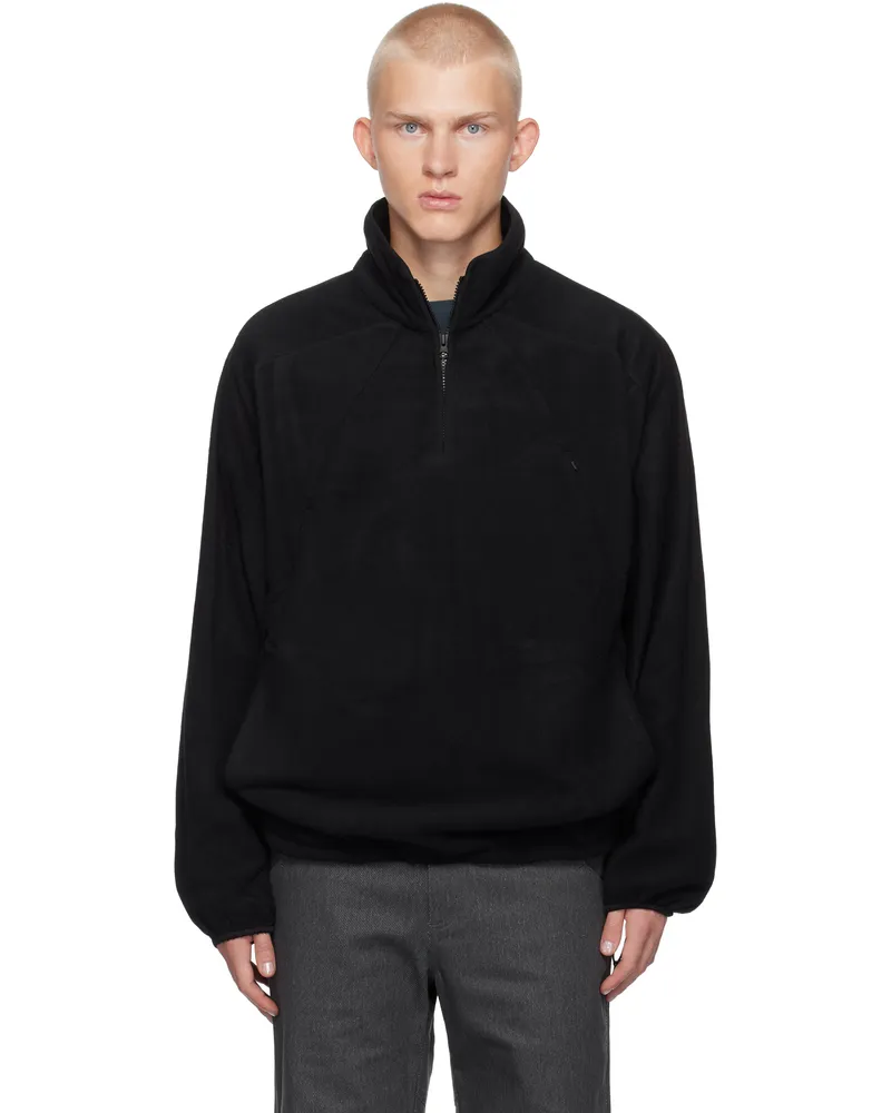 XLIM Black EP.6 01 Half Zip-Up Sweatshirt Black