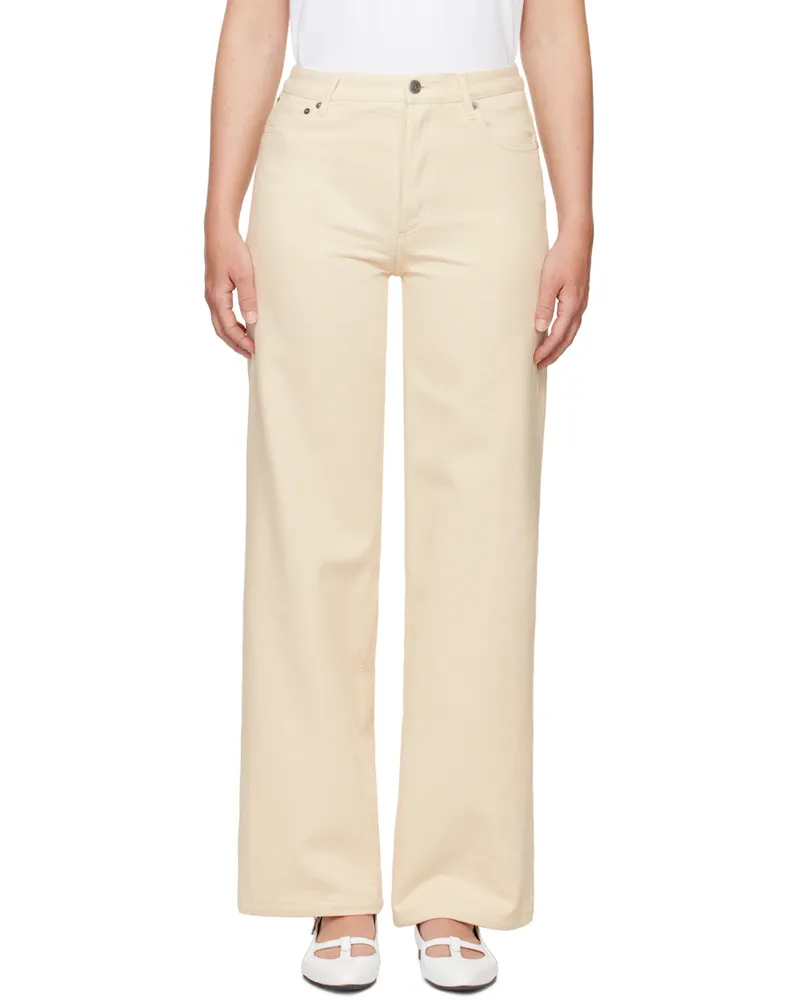A.P.C. Off-White Elisabeth Jeans Aad